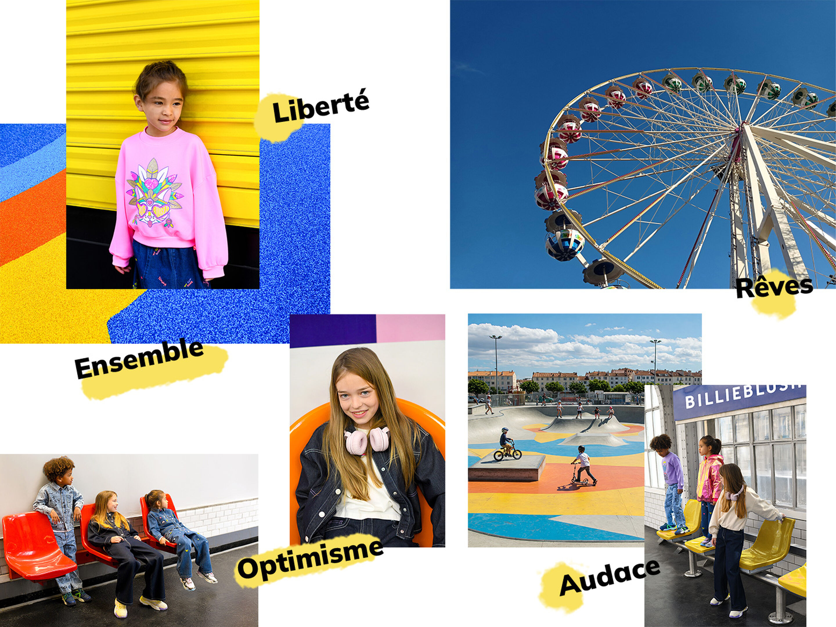 Ensemble, libert&eacute;, optimisme, audace, r&ecirc;ves
