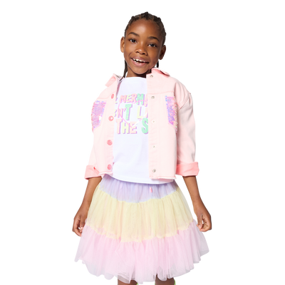 T-SHIRT &Agrave; MANCHES COURTES BILLIEBLUSH FILLE