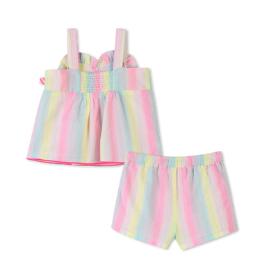 Blouse et short ray&eacute;s BILLIEBLUSH FILLE