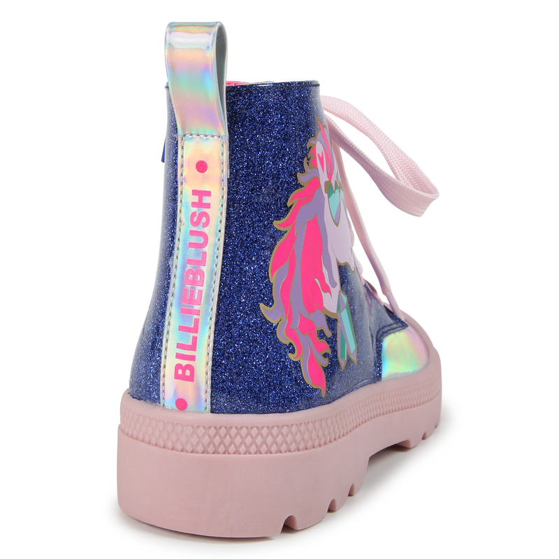 Bottines avec fermeture zipp&eacute;e et lacets BILLIEBLUSH 
                        FILLE