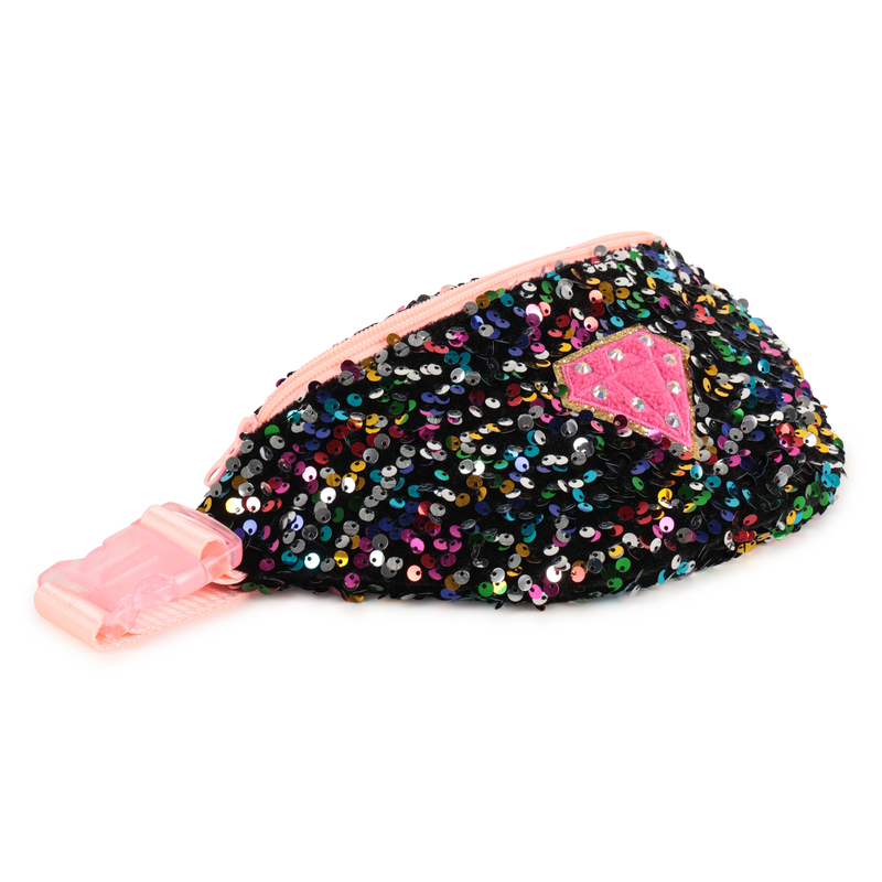 Velvet-based fanny pack BILLIEBLUSH 
                    FILLE