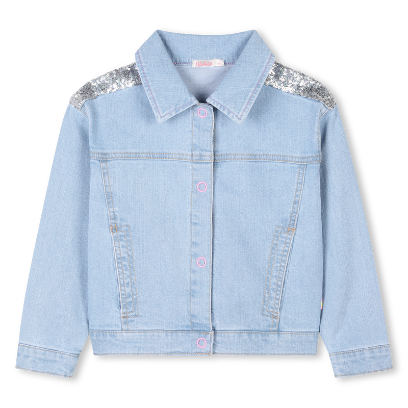 Veste en jean orn&eacute;e de sequins BILLIEBLUSH 
                        FILLE