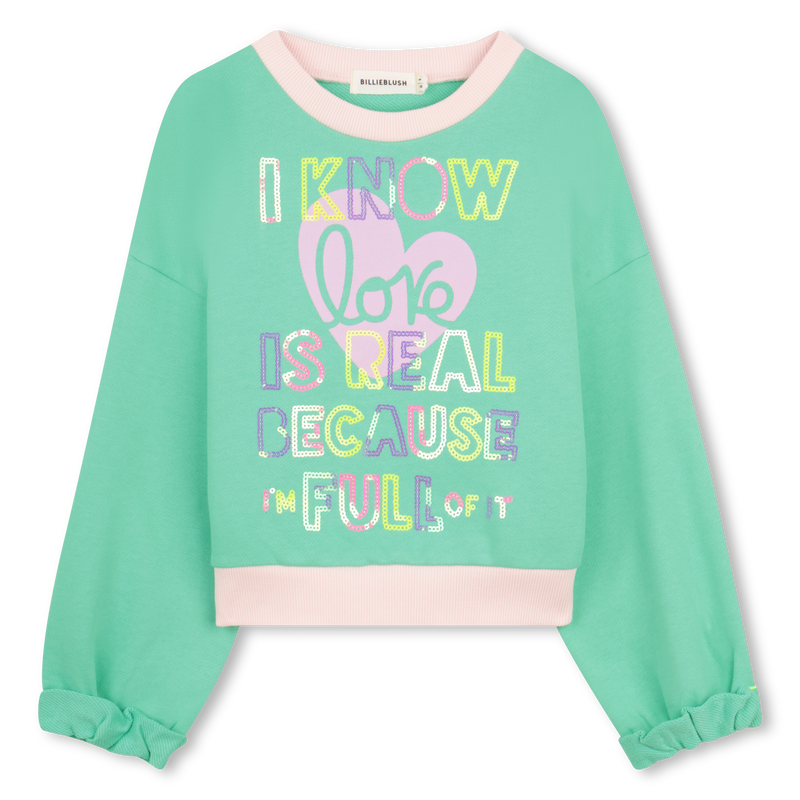 SWEAT EN MOLLETON BILLIEBLUSH 
                        FILLE