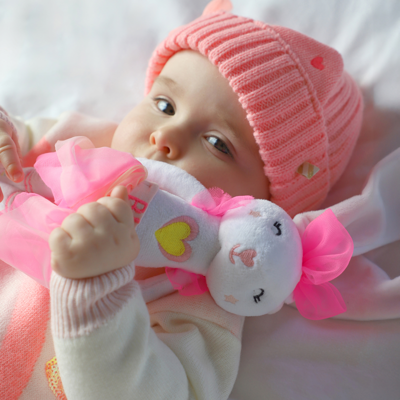 Doudou en velours doux BILLIEBLUSH 
                        FILLE