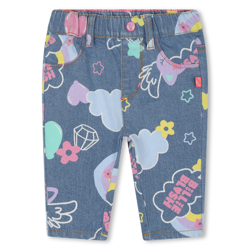 Jean imprim&eacute; taille &eacute;lastiqu&eacute;e BILLIEBLUSH 
                        FILLE