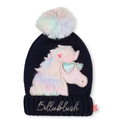Bonnet P&eacute;gase &agrave; pompon BILLIEBLUSH FILLE