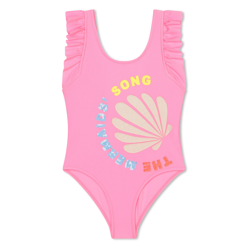 Maillot 1 pi&egrave;ce orn&eacute; de sequins BILLIEBLUSH 
                        FILLE