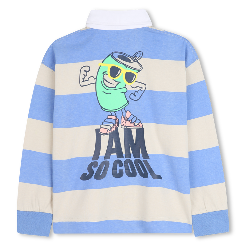 Polo ray&eacute; manches longues BILLIEBLUSH 
                        GARCON