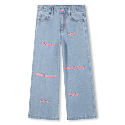 Pantalon en denim brodé BILLIEBLUSH FILLE