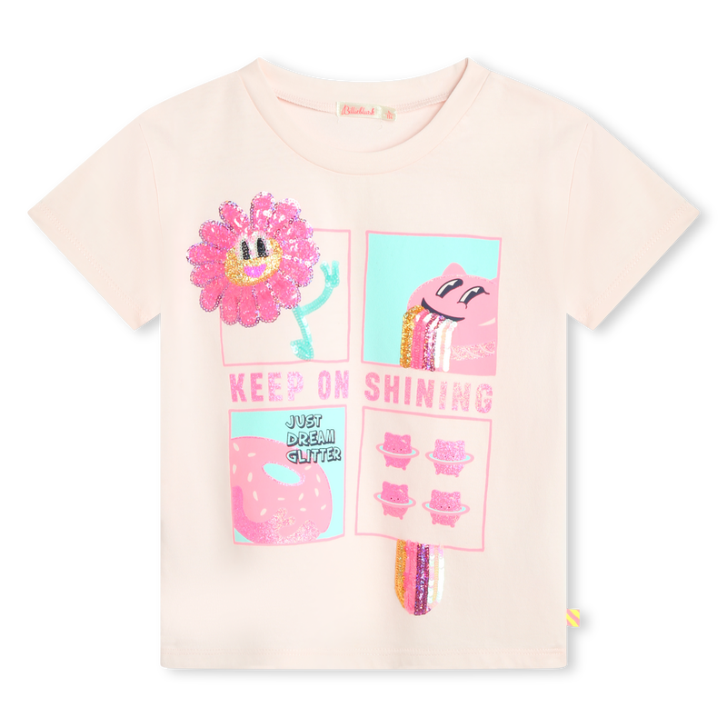T-shirt avec imprim&eacute; orn&eacute; de sequins BILLIEBLUSH 
                        FILLE