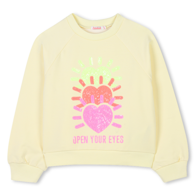 Sweat-shirt en molleton l&eacute;ger BILLIEBLUSH 
                        FILLE
