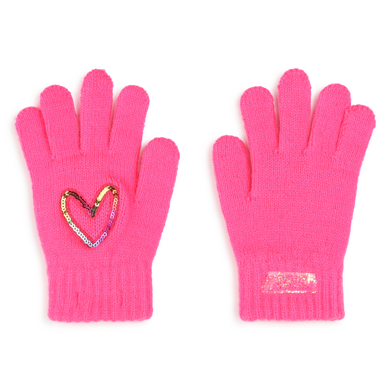 Gants avec coeur orn&eacute; de sequins BILLIEBLUSH 
                        FILLE