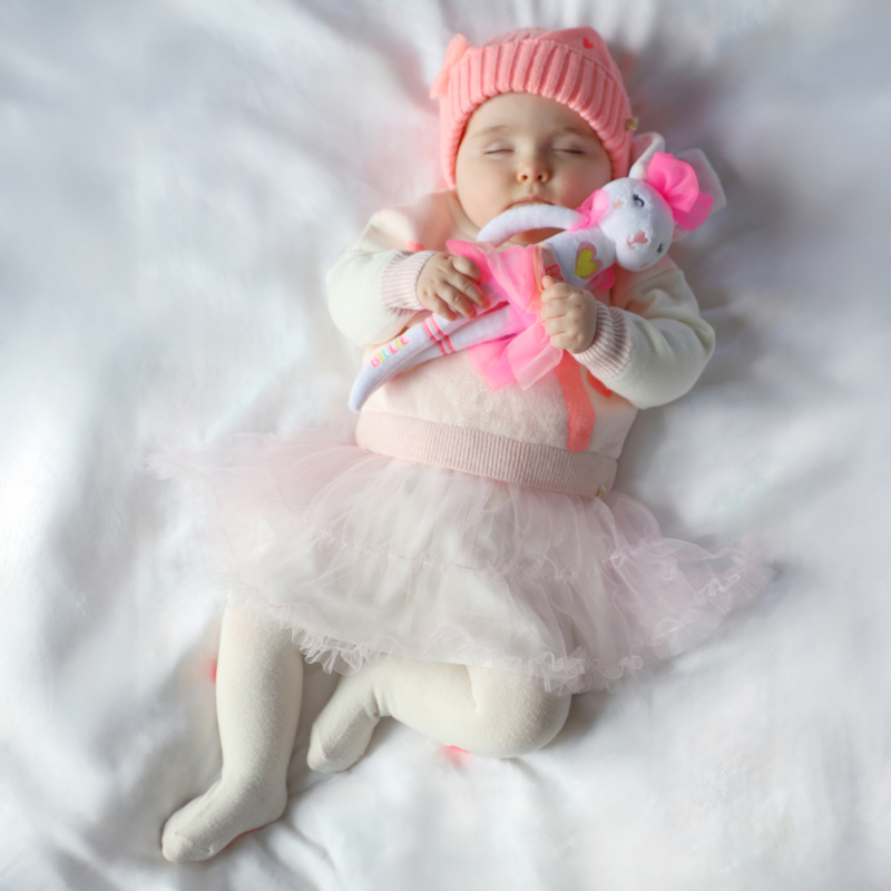 Doudou en velours doux BILLIEBLUSH 
                    FILLE