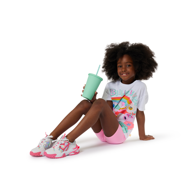 T-shirt ample d&eacute;tails clout&eacute;s BILLIEBLUSH 
                        FILLE