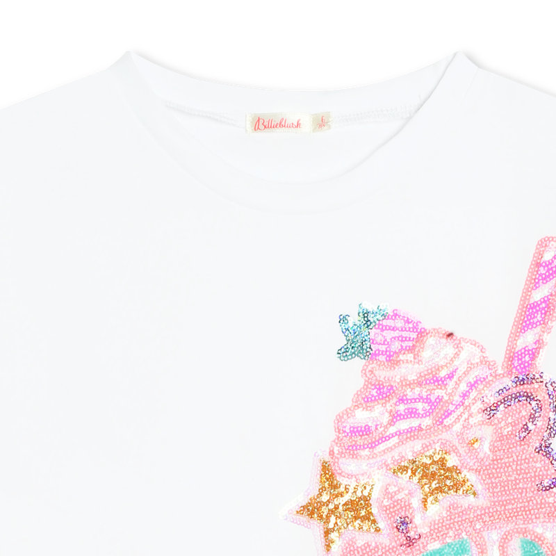 T-shirt avec imprim&eacute; orn&eacute; de sequins BILLIEBLUSH 
                        FILLE
