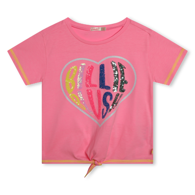 T-shirt forme confort orn&eacute; de sequins BILLIEBLUSH FILLE