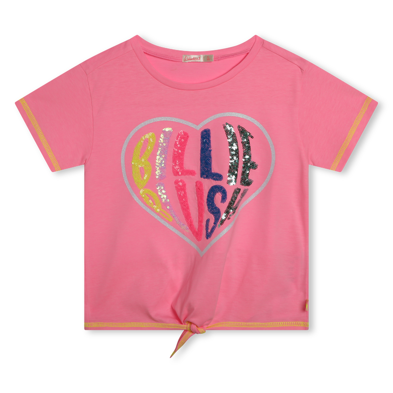 T-shirt forme confort orn&eacute; de sequins BILLIEBLUSH 
                        FILLE
