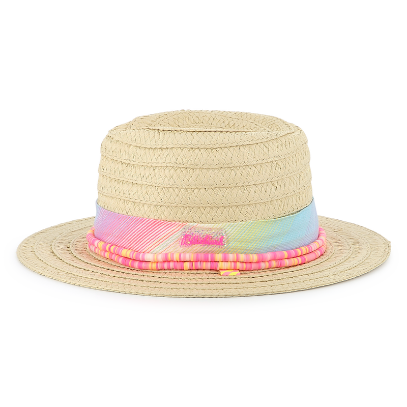 Chapeau bande ray&eacute;e et perles BILLIEBLUSH 
                        FILLE