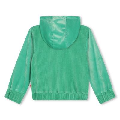Cardigan &agrave; capuche en velours BILLIEBLUSH FILLE