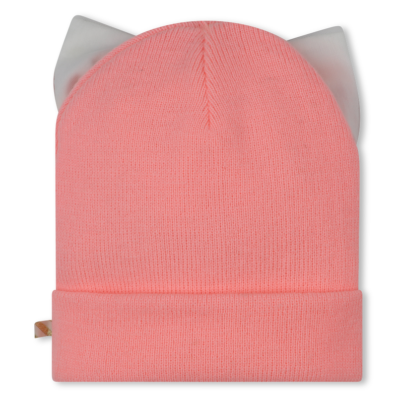 Bonnet &agrave; noeud et pompons BILLIEBLUSH 
                        FILLE