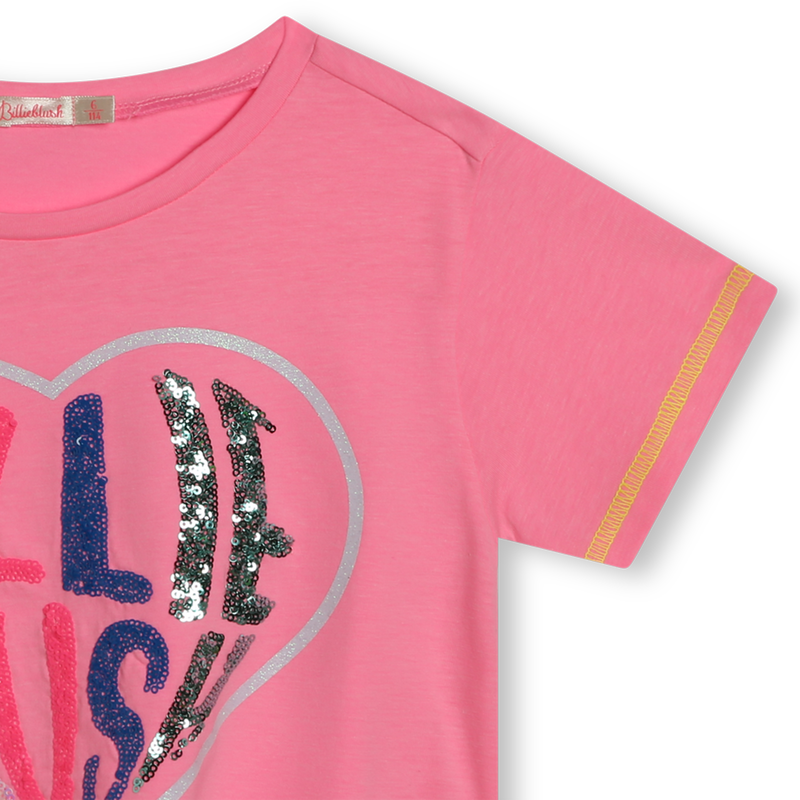 T-shirt forme confort orn&eacute; de sequins BILLIEBLUSH 
                        FILLE