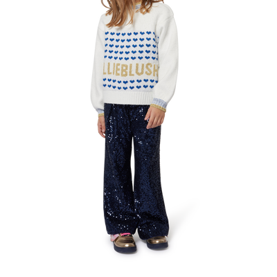 Pantalon fluide orn&eacute; de sequins BILLIEBLUSH FILLE