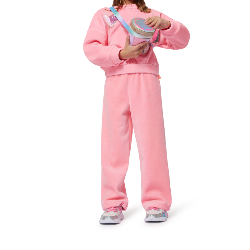 Sweat-shirt en velours BILLIEBLUSH 
                        FILLE