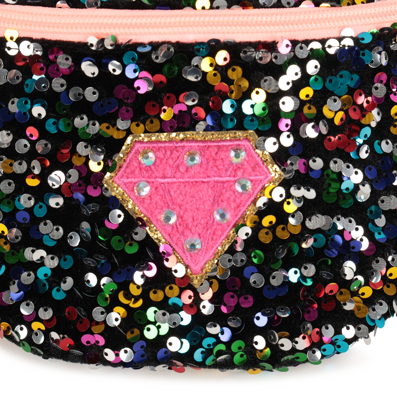 Velvet-based fanny pack BILLIEBLUSH 
                    FILLE