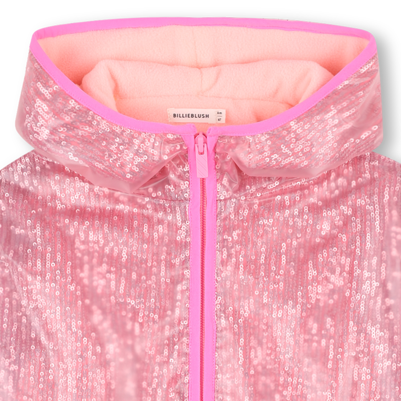 Sheer oilskin embellished with sequins BILLIEBLUSH 
                    FILLE
