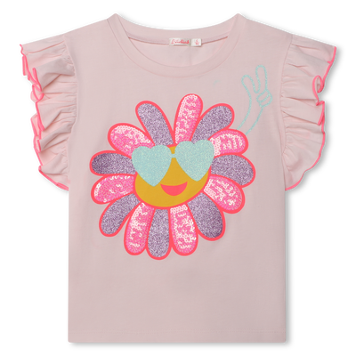 T-shirt &agrave; col rond et volants BILLIEBLUSH FILLE