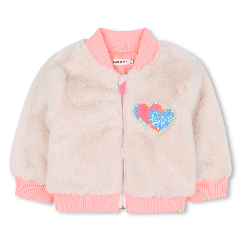 Fleece coat BILLIEBLUSH 
                    FILLE