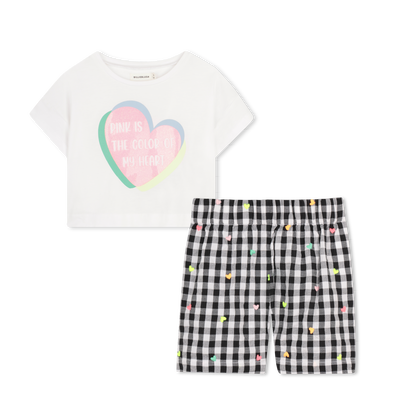 ENSEMBLE T-SHIRT + SHORT BILLIEBLUSH FILLE