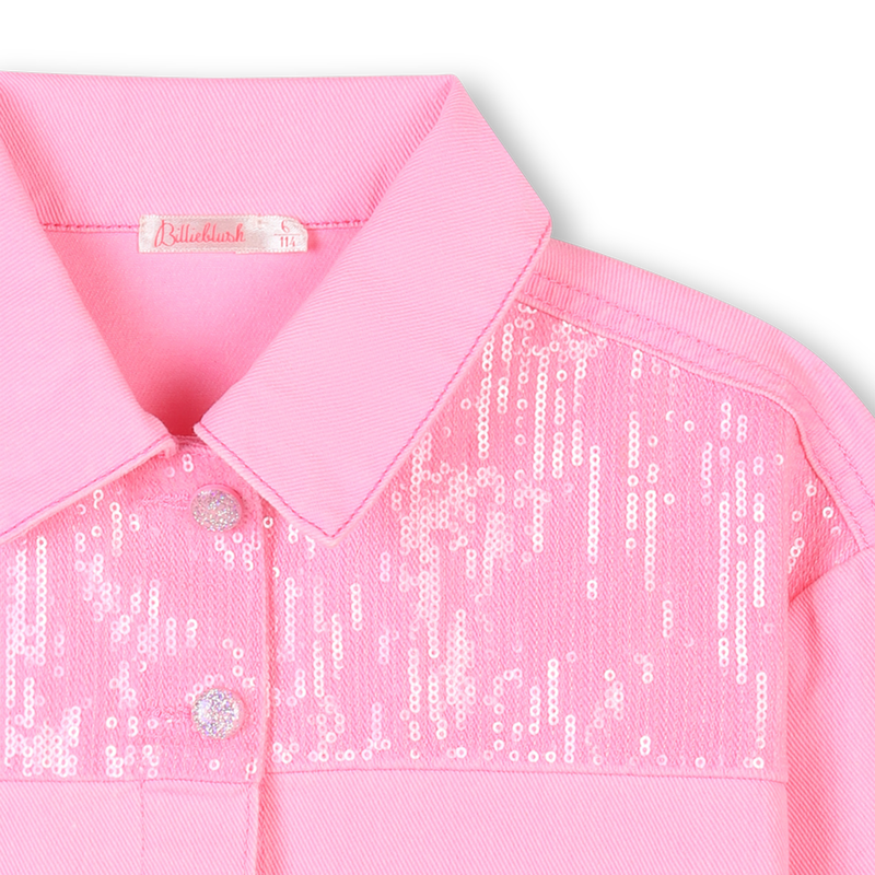 Veste en jean orn&eacute;e de sequins BILLIEBLUSH 
                        FILLE