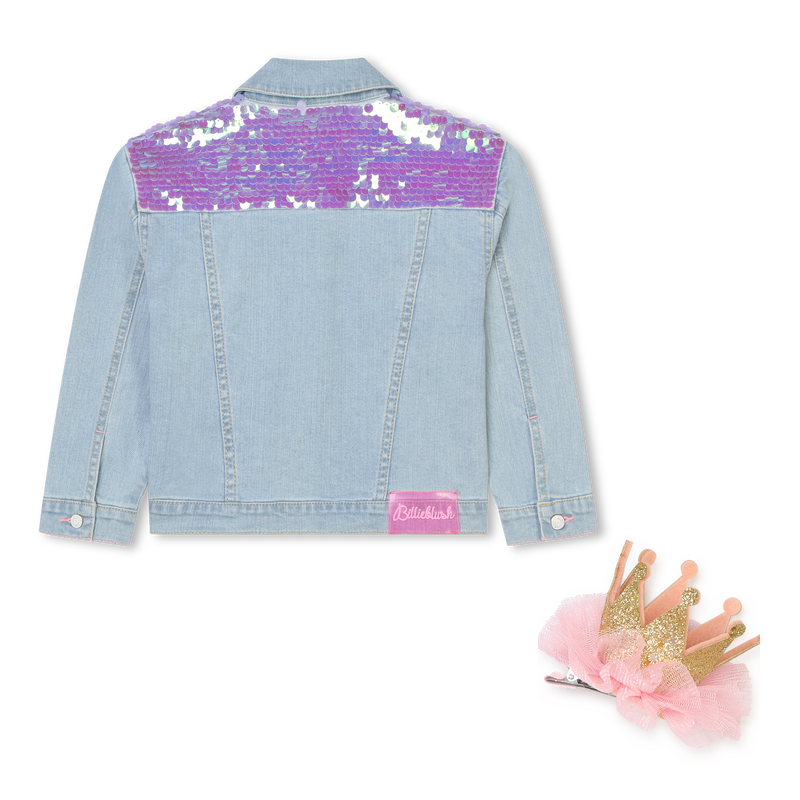 Veste en jean et barrette BILLIEBLUSH 
                        FILLE
