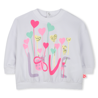 Sweat-shirt orn&eacute; de sequins BILLIEBLUSH FILLE