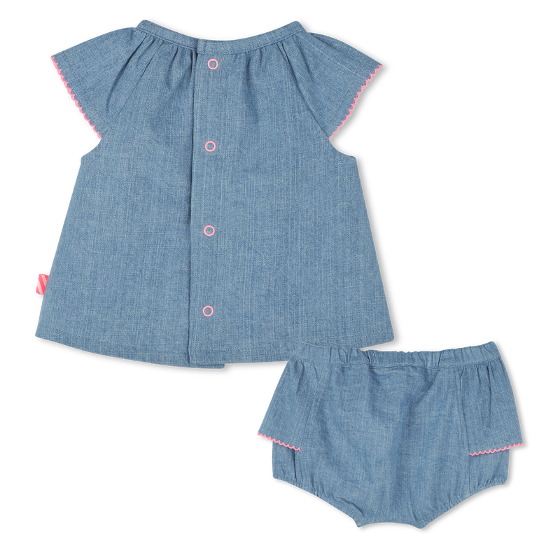 Ensemble en jean avec volants BILLIEBLUSH 
                        FILLE
