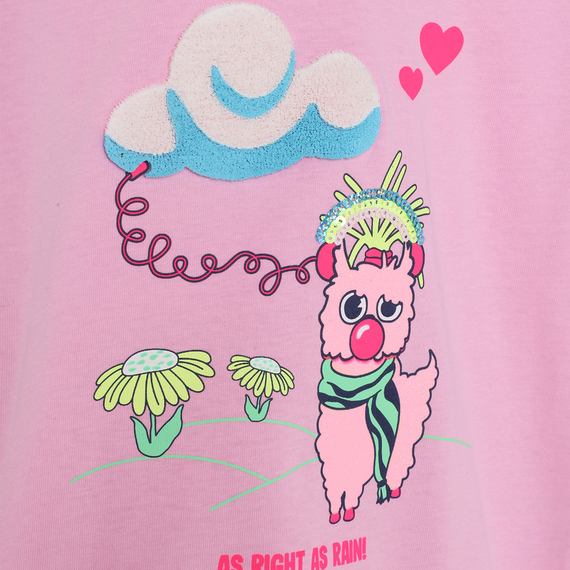 T-shirt orné de sequins BILLIEBLUSH 
                        FILLE