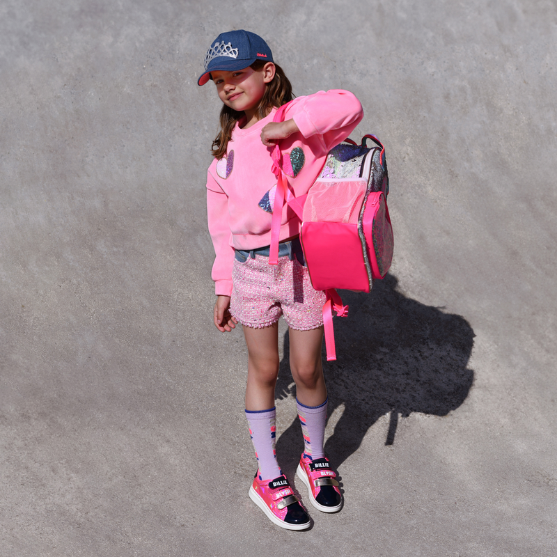 Sweat-shirt en velours BILLIEBLUSH 
                        FILLE