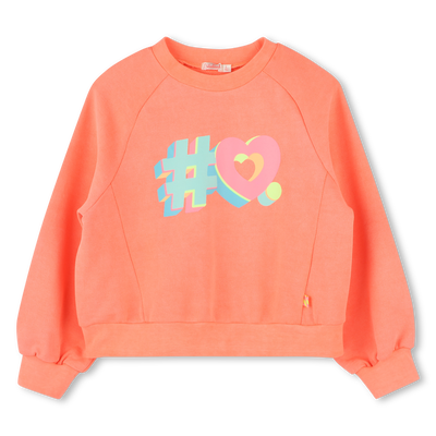 Sweat-shirt teint&eacute; en molleton BILLIEBLUSH FILLE