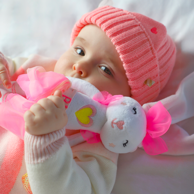 Bonnet broderies coeurs BILLIEBLUSH FILLE