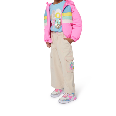 Doudoune multicolore &agrave; capuche BILLIEBLUSH FILLE