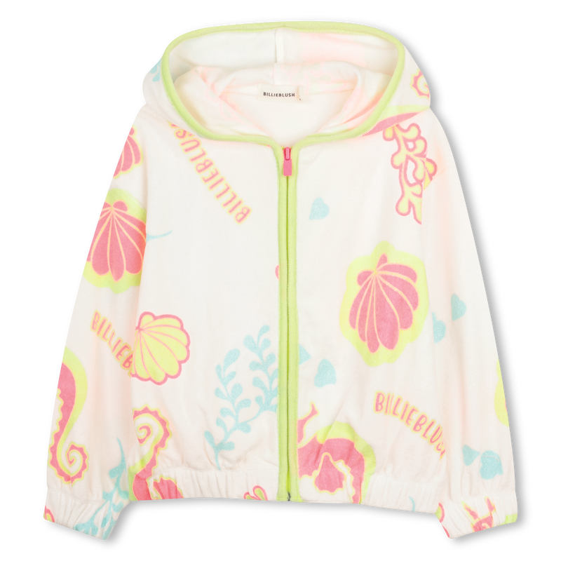 SWEAT ZIPP&Eacute; &Agrave; CAPUCHE BILLIEBLUSH 
                        FILLE