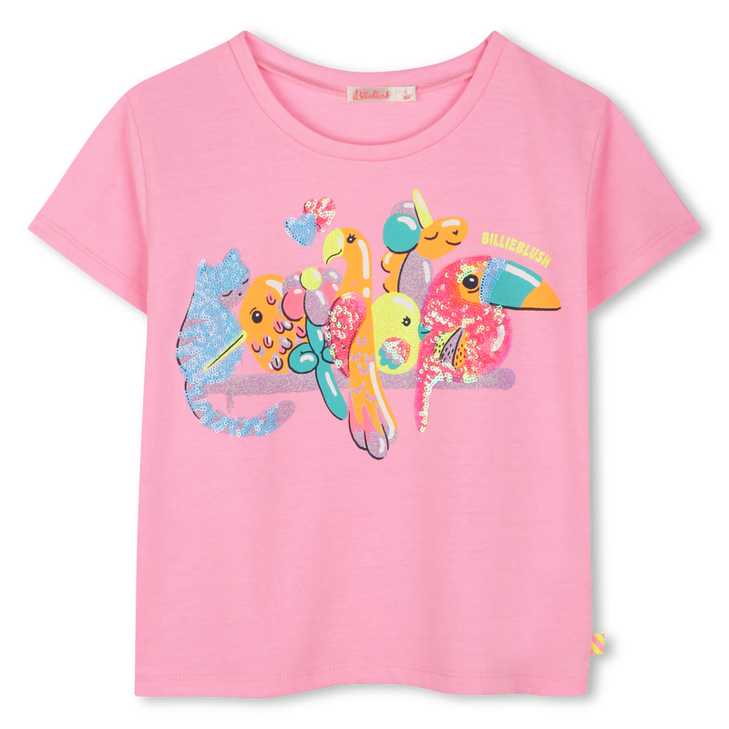 T-shirt avec imprim&eacute; orn&eacute; de sequins BILLIEBLUSH 
                        FILLE