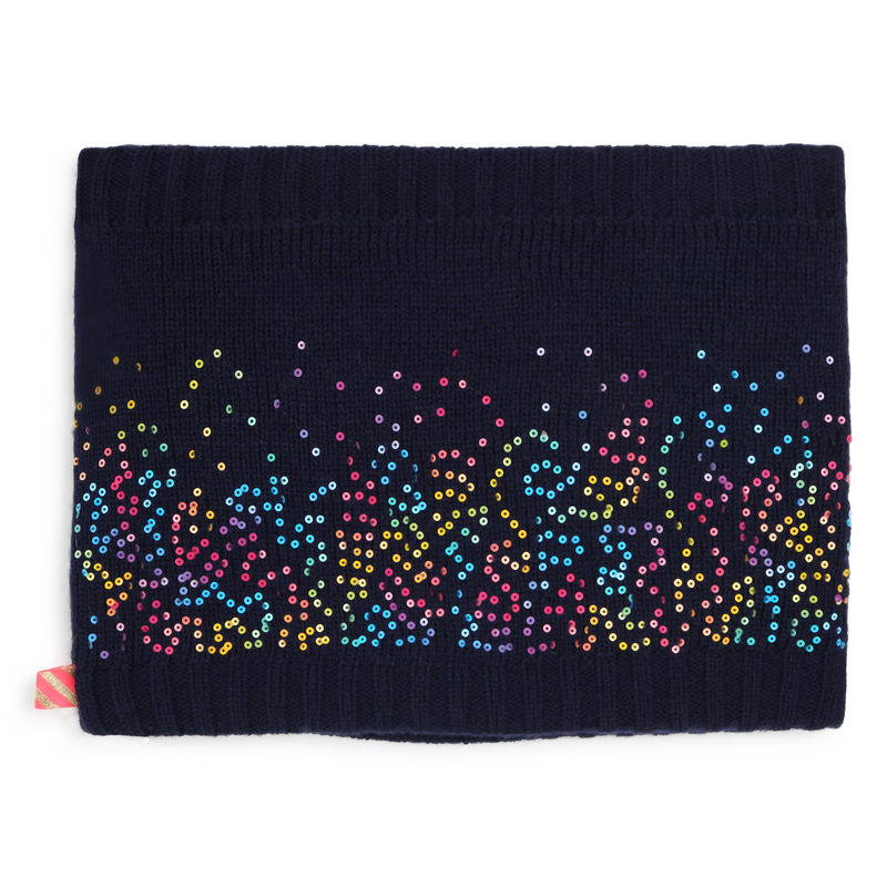 Tour de cou tricot orn&eacute; de sequins BILLIEBLUSH 
                        FILLE