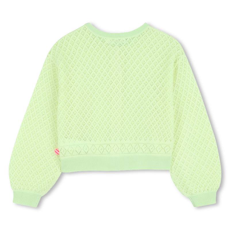 GILET EN MAILLE AJOUR&Eacute; BILLIEBLUSH 
                        FILLE