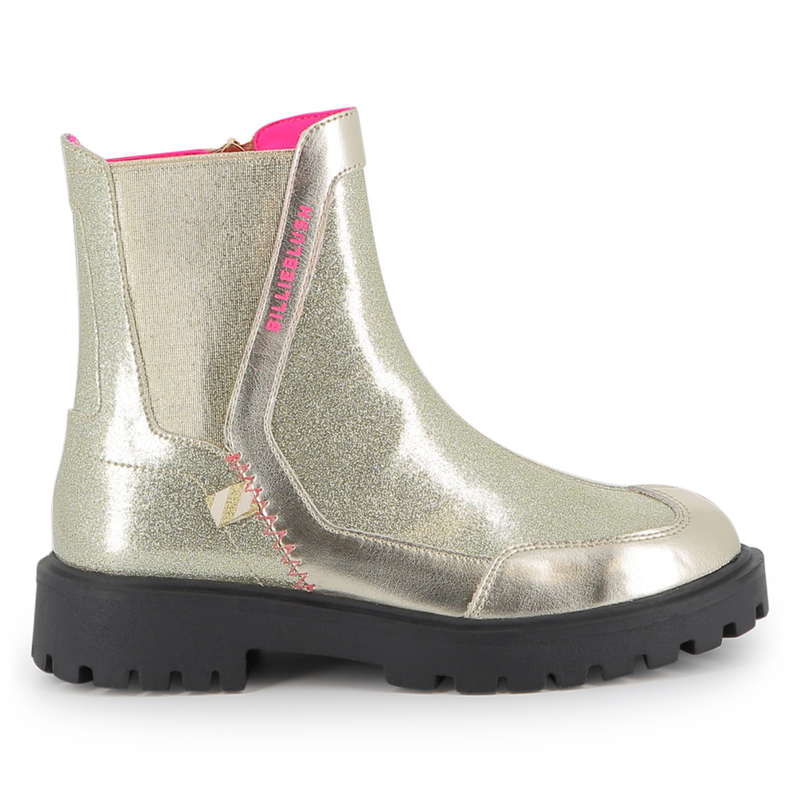 Bottines m&eacute;tallis&eacute;es BILLIEBLUSH 
                        FILLE
