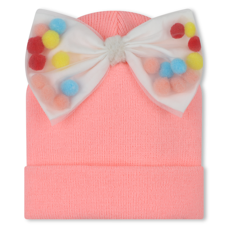 Bow and pompom hat BILLIEBLUSH 
                    FILLE