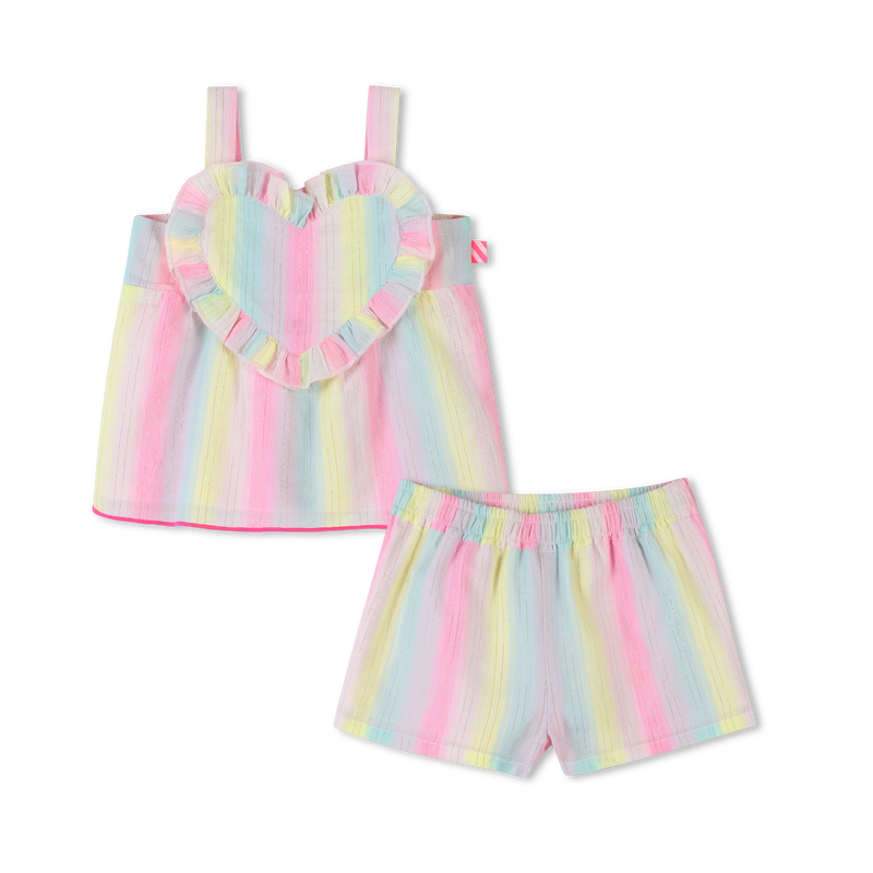 Blouse et short ray&eacute;s BILLIEBLUSH 
                        FILLE