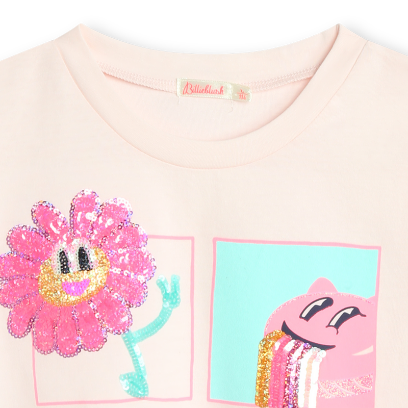 T-shirt avec imprim&eacute; orn&eacute; de sequins BILLIEBLUSH 
                        FILLE
