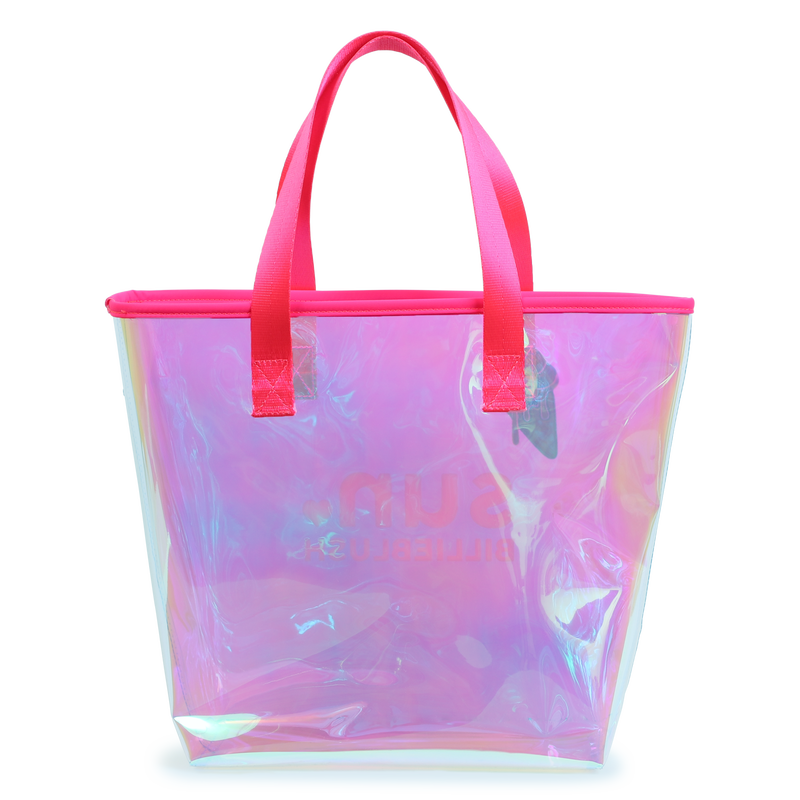 Sac cabas brillant avec badge BILLIEBLUSH 
                        FILLE